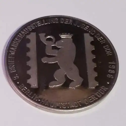 DDR Medaille Philatelistenverband im Kulturbund der DDR