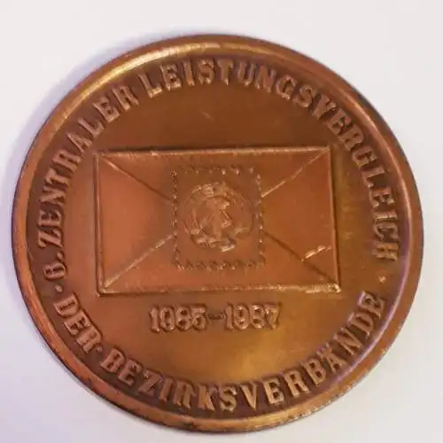 DDR Medaille 6. Zentraler Leistungsvergleich der Bezirksverbände