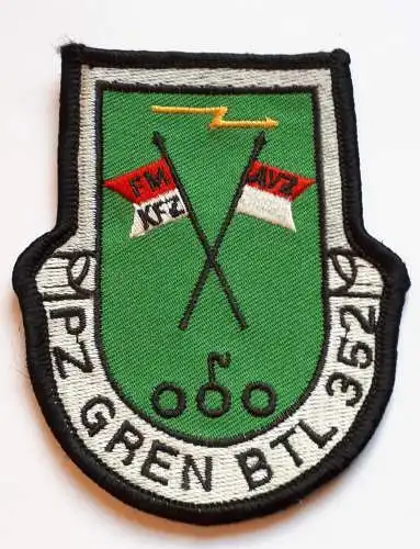 Bundeswehr Aufnäher Patch PzGrenBtl 352