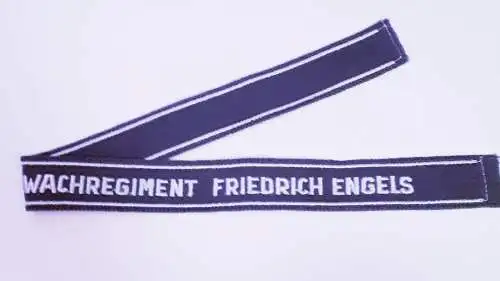 DDR NVA Ärmelband Wachregiment Friedrich Engels