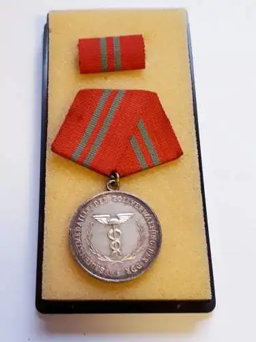 DDR Verdienstmedaille der Zollverwaltung der DDR silber