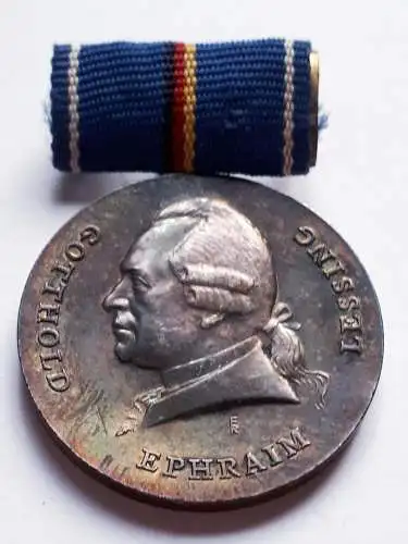 DDR Medaille Gotthold Ephraim Lessing  