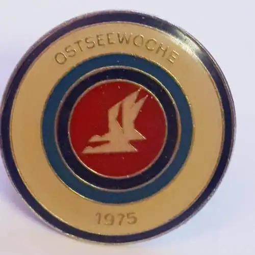 DDR Anstecker Ostseewoche 1975