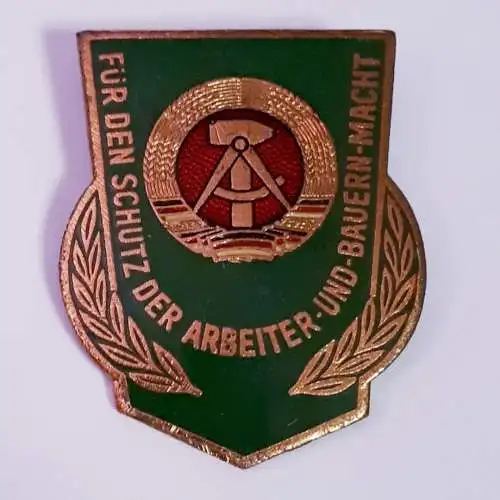 DDR MdI Abzeichen Volkspolizei Für den Schutz der Arbeiter- und Bauernmacht