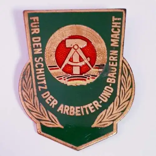 DDR MdI Abzeichen Volkspolizei Für den Schutz der Arbeiter- und Bauernmacht
