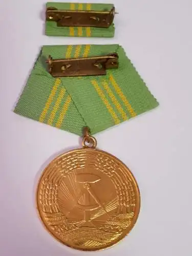 DDR MdI Volkspolizei Medaille Für treue Dienste in Gold
