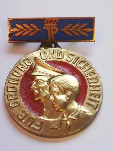 DDR JP Medaille Für Ordnung und Sicherheit