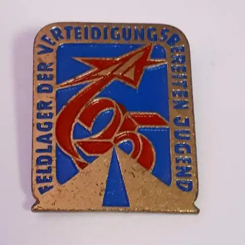 DDR FDJ Abzeichen Feldlager der verteidigungsbereiten Jugend