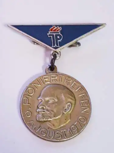 DDR Abzeichen 6. Pioniertreffen August 1970