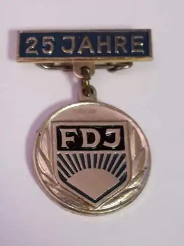 DDR Abzeichen 25 Jahre FDJ