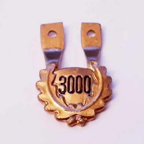 DDR NVA Sprungzahlenanhänger für Fallschirmsprungabzeichen