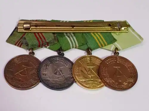 DDR MdI Volkspolizei 4er Ordensspange.