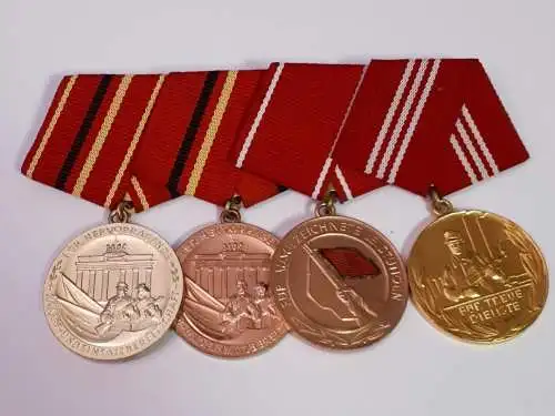 DDR MdI Kampfgruppen 4er Ordensspange