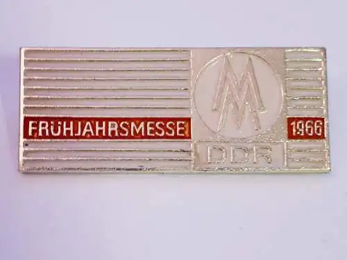 DDR Anstecker Leipziger Messe 1966