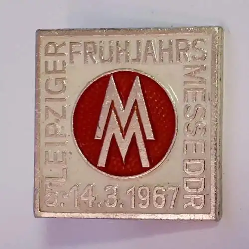 DDR Anstecker Leipziger Messe 1967
