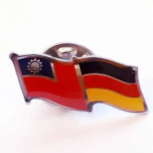 Anstecker deutsch - taiwanesische Freundschaft