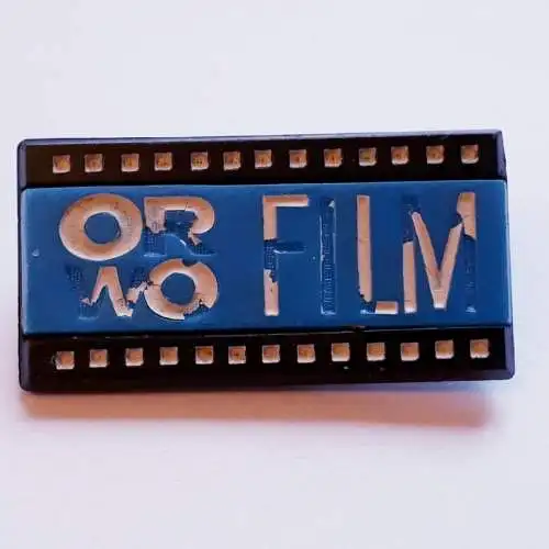 DDR Anstecker ORWO Film VEB Filmfabrik Wolfen