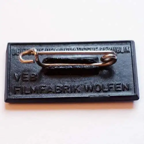 DDR Anstecker ORWO Film VEB Filmfabrik Wolfen