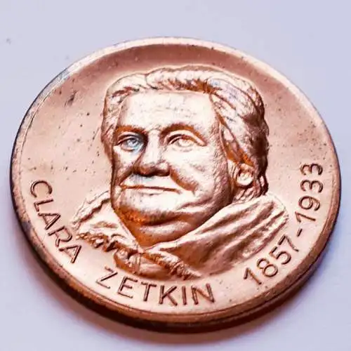 DDR Medaille Clara Zetkin