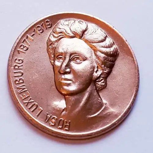 DDR Medaille Rosa Luxemburg