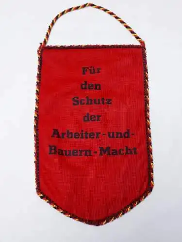 DDR Wimpel Feuerwehr Bester Gruppenführer Feuerwehrschule Helmut Just