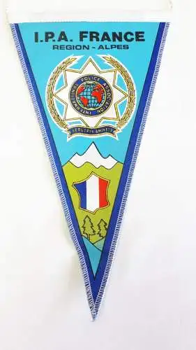 Wimpel I.P.A. International Police Association France Region Alpes