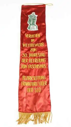 DDR Wimpel/ Banner 30. Jahrestag der Befreiung vom Faschismus