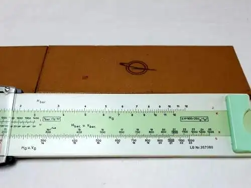 DDR NVA Navigationsrechenschieber LG. Nr. 357380