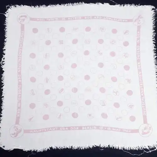 DDR Erinnerungstuch Deutschlandtreffen der Jugend Berlin 16.-18.5.1964