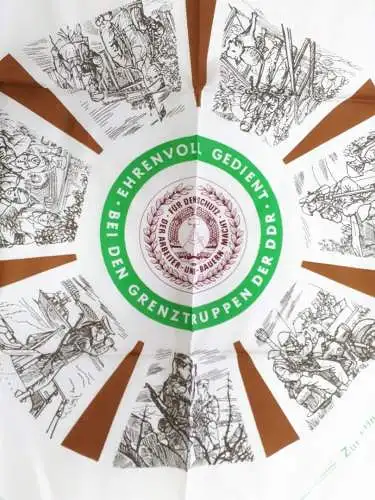 DDR Reservistentuch Ehrenvoll gedient bei den Grenztruppen der DDR.