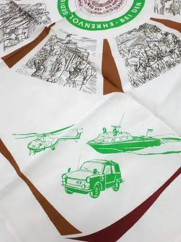 DDR Reservistentuch Ehrenvoll gedient bei den Grenztruppen der DDR.