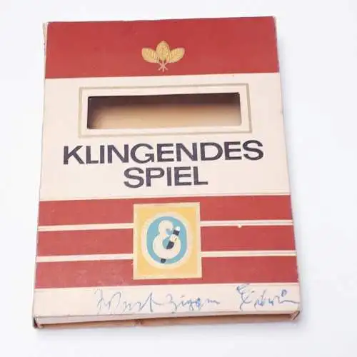 DDR Zigarrenschachtel Klingendes Spiel Eisenhardt + Co. KG
