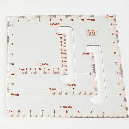 Aristo 1704 Planzeiger Schablone