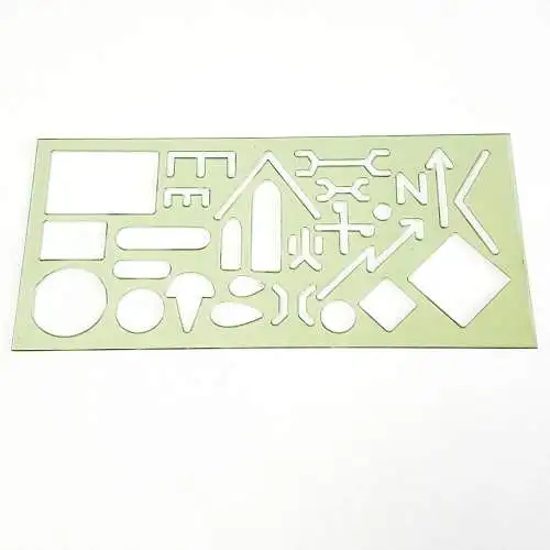 DDR NVA Schablone mit taktische Zeichen