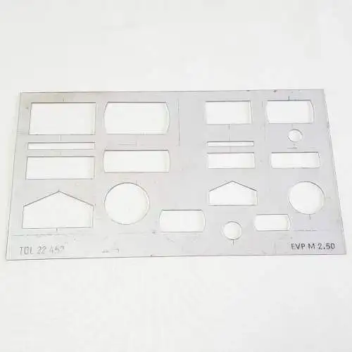 DDR Zeichenschablone Blockschaltbilder