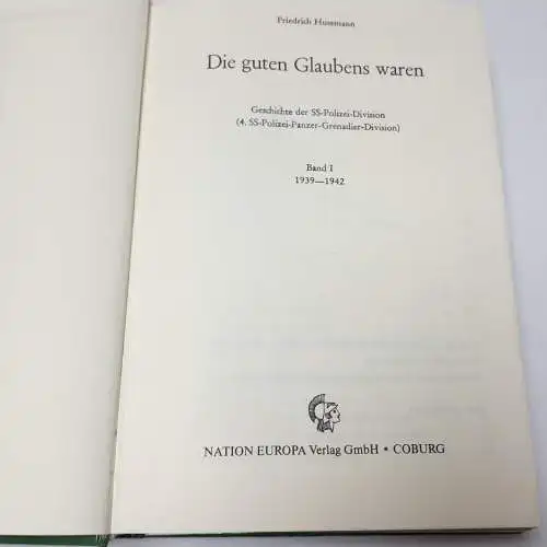 Friedrich Husemann: Die guten Glaubens waren Band I. 