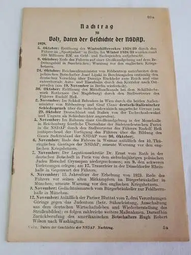 Dr. Hans Volz: Daten der Geschichte der NSDAP. 