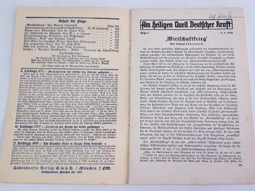 Ludendorff: Aus der Gedankenwelt des Hauses Ludendorff 

- Am heiligen Quell deutscher Kraft R.

* Folge 5, 1934. 