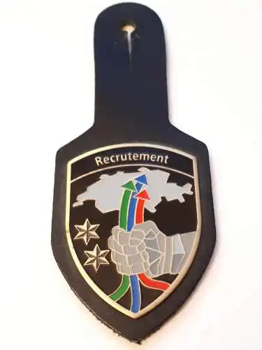 Schweiz Brustanhänger Recrutement