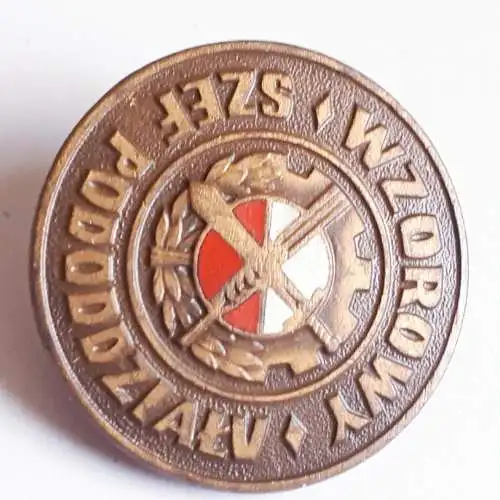 Polen Abzeichen Wzorowy Szef Pododdzialu - Vorbildlicher Truppenführer bronze