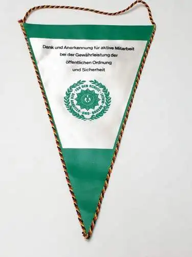 DDR Wimpel Bezirksbehörde Deutsche Volkspolizei Frankfurt/ Oder.