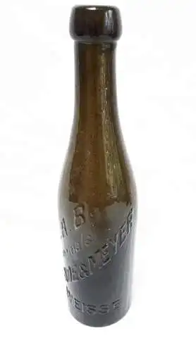 Alte Bierflasche Lindener Actien-Bauerei L.A.B. vormals Brande & Meyer