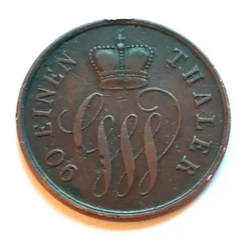 Scheidemünze Schaumburg - Lippe 4 Pfennig