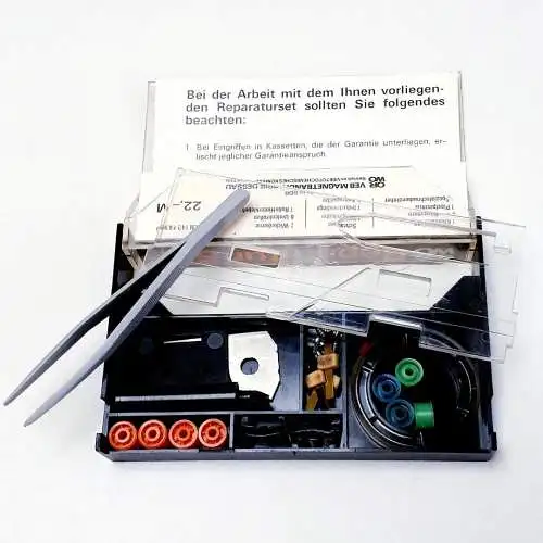 DDR ORWO Reparatur-Set für Magnetbandkassetten