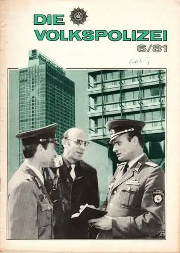 Die Volkspolizei 6/1981. 