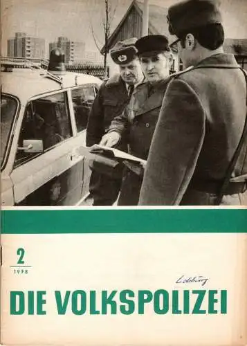 Die Volkspolizei 2/1978. 