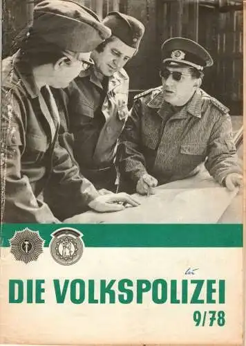 Die Volkspolizei 9/1978. 