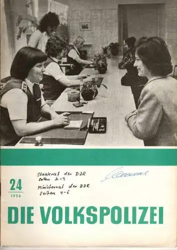 Die Volkspolizei 24/1976. 