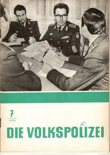 Die Volkspolizei 7/1975. 