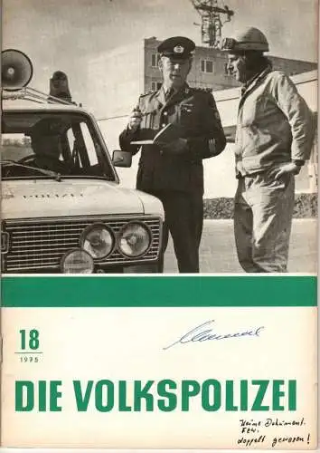 Die Volkspolizei 18/1975. 